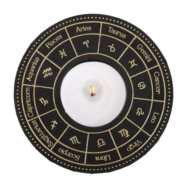 Astrology Wheel Sprittkertastjaki