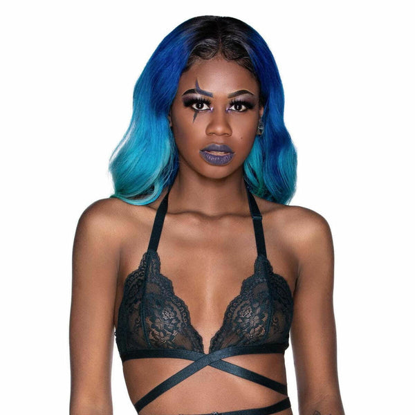 Shes Deadly Lace Bralet Emerald