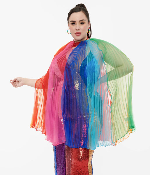 Regnboga Poncho