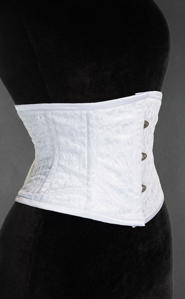 White Lace Waist Cincher