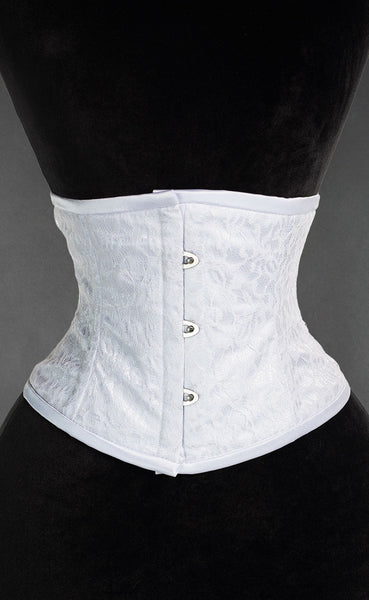 White Lace Waist Cincher